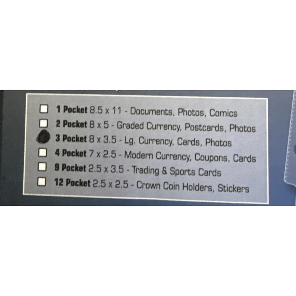 Guardhouse Shield 3 Pocket 8 X 3.5 (Pack‎ Of 49) Remaining New In Box